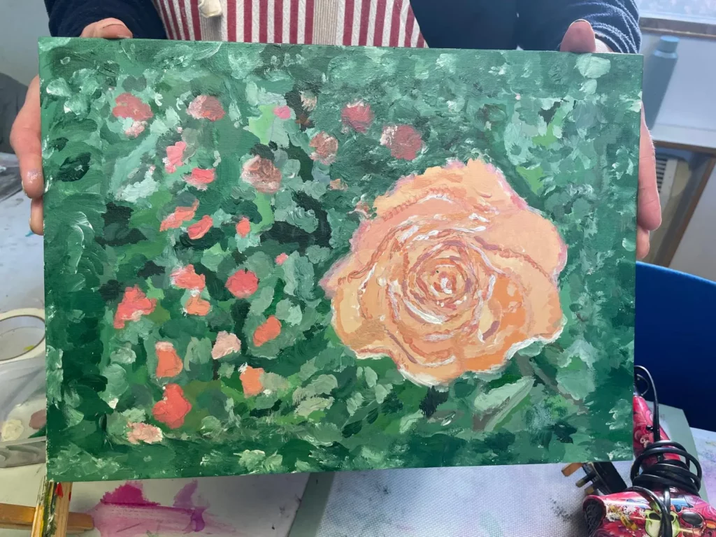 Oil painting by Carriglea Community members