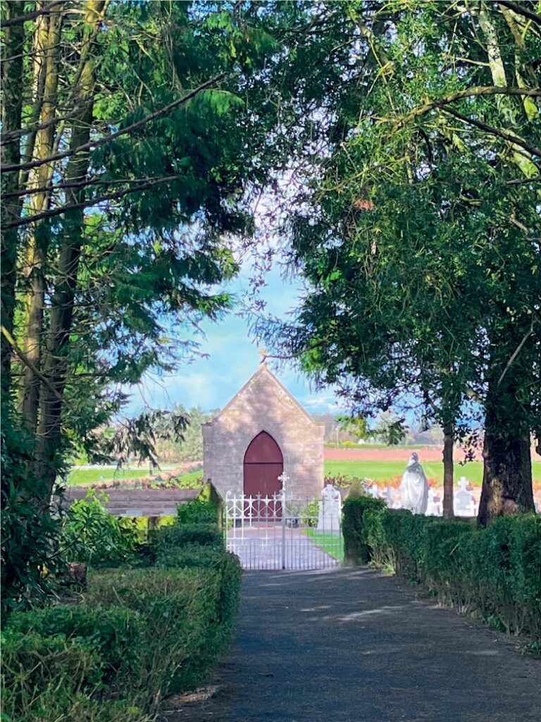 photo of the oratory feature at carriglea outdoor walking trails